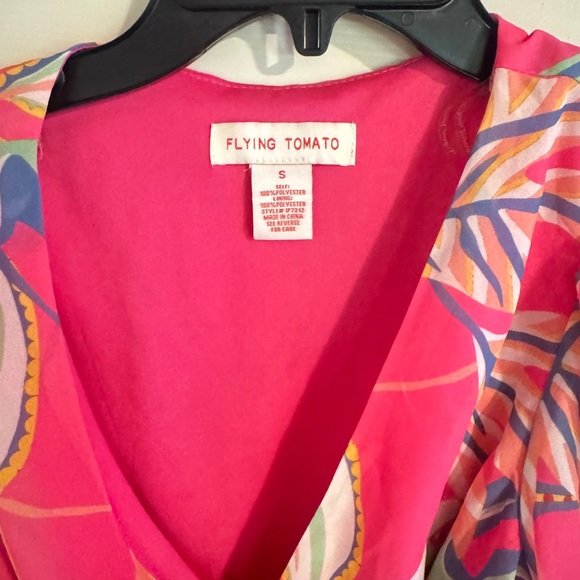 Flying Tomato Pink Floral Romper - Picture 4 of 11